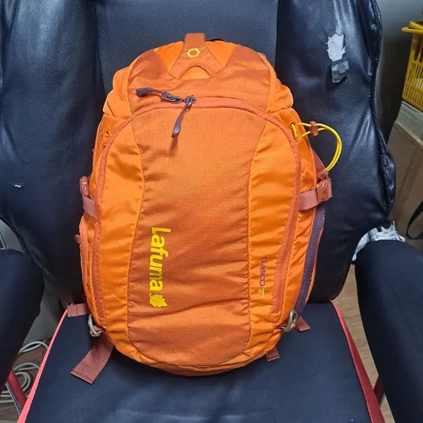 [BUNJANG] Lafuma Cubico 27L Backpack Orange Nylon / 라푸마 큐비코 27리터 베낭