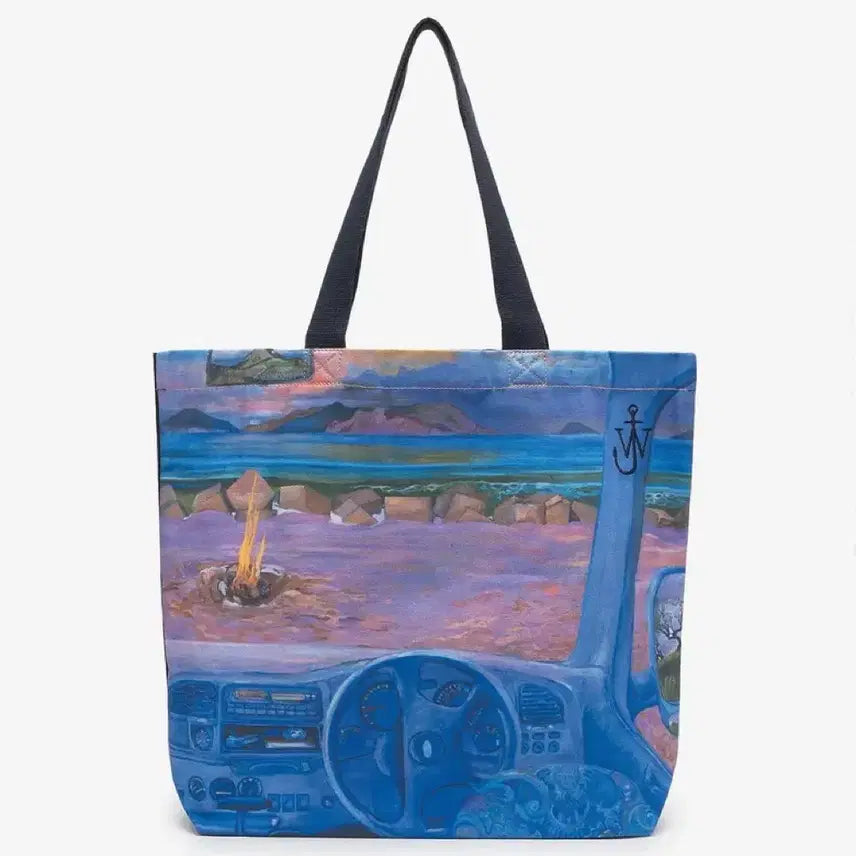 [BUNJANG] JW Anderson Printing Canvas Tote Bag / [새상품] JW앤더슨 프린팅 캔버스 토트백