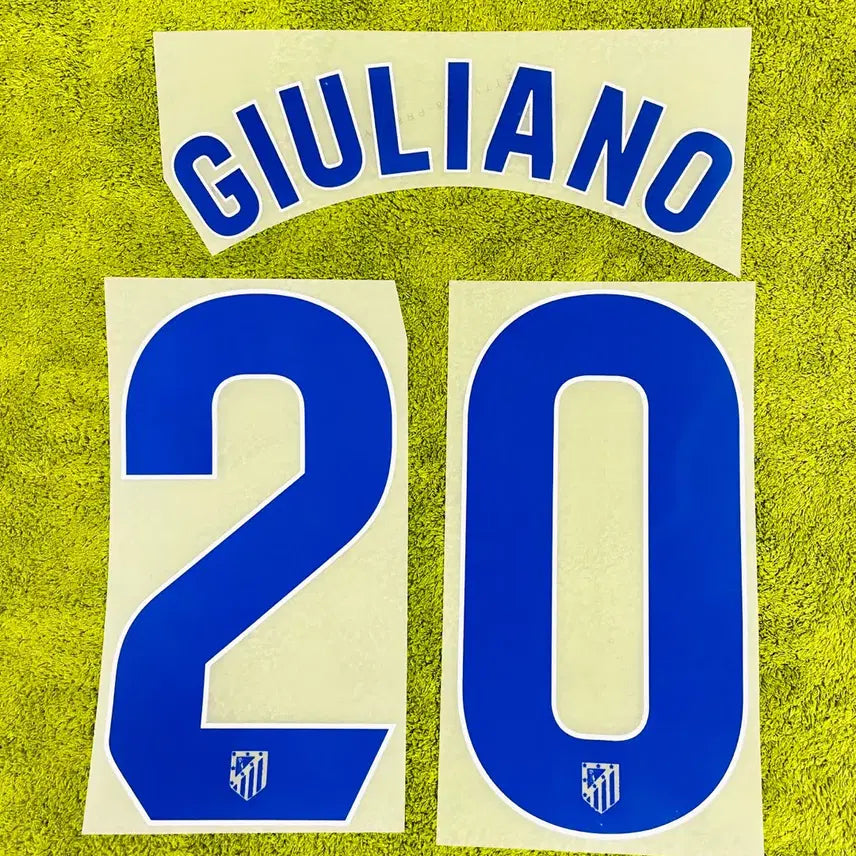 [BUNJANG] Atletico Madrid 25-26 Home Julian Simeone Name Set Jersey / 25-26 아틀레티코 마드리드 홈 시메오네 네임셋 유니폼 마킹 AT