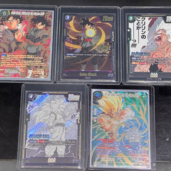 [BUNJANG] Dragon Ball Son Goku Rare Card Bundle Set (5 Types) / 드래곤볼 손오공 레어카드 5종세트 일괄 판매합니다^^
