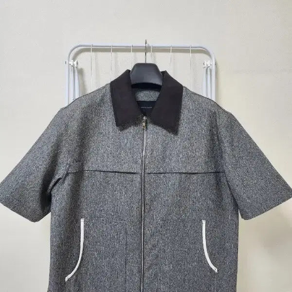 [BUNJANG] River Classy Short Sleeve Shirt Jacket / 리버클래시 반팔셔켓