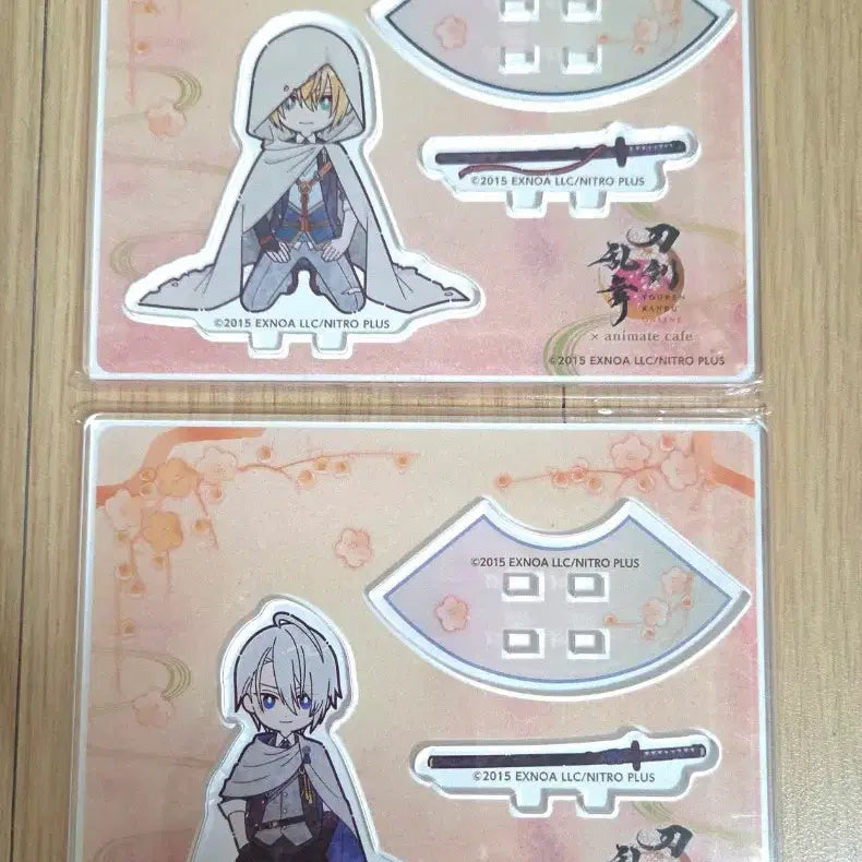 [BUNJANG] Touken Ranbu Yamanbagiri Kunihiro & Chougi Mini Quanza Acrylic Standee Set / 택포) 도검난무 야만바기리 쿠니히로 쵸우기 미니궤좌 아크릴 2종 일괄