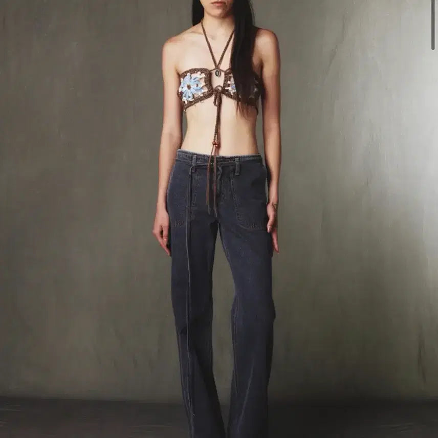[BUNJANG] Kijun Chico Mid-Rise Low-Rise Jeans / Kijun 기준 Chico 미드 로우라이즈 진
