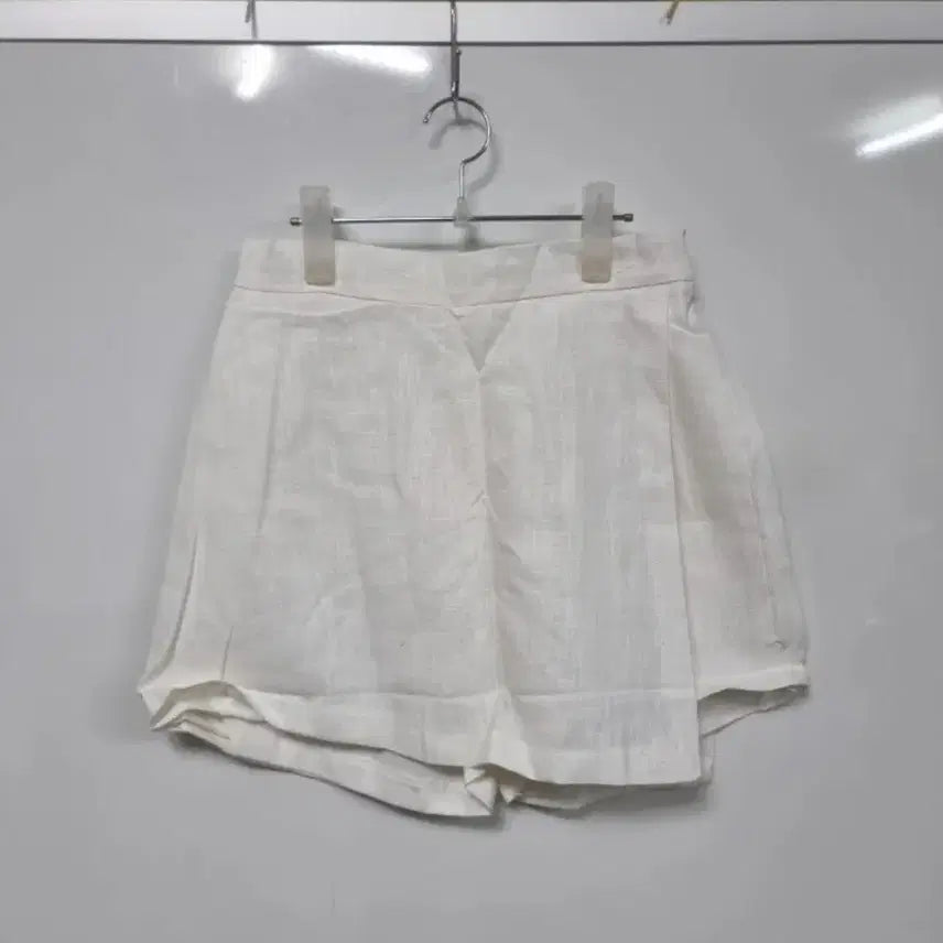[BUNJANG] Women's Linen-Feel Skirt Pants with Elastic Waistband / 여성  치마바지  허리 밴딩 린넨 마느낌 시원해요