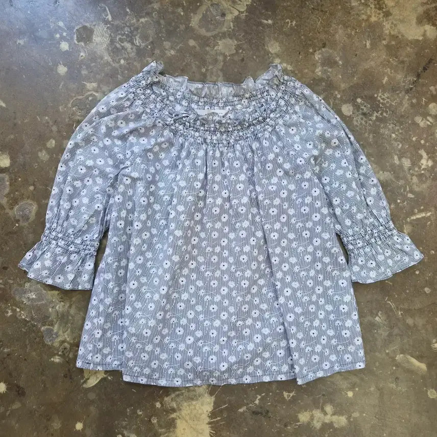[BUNJANG] Lenibon Flower Pattern Blouse / 55) 레니본 플라워 패턴 블라우스