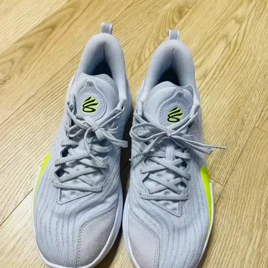 [BUNJANG] Under Armour Curry 12 Basketball Shoes - Grey/Fluorescent / 커리 12