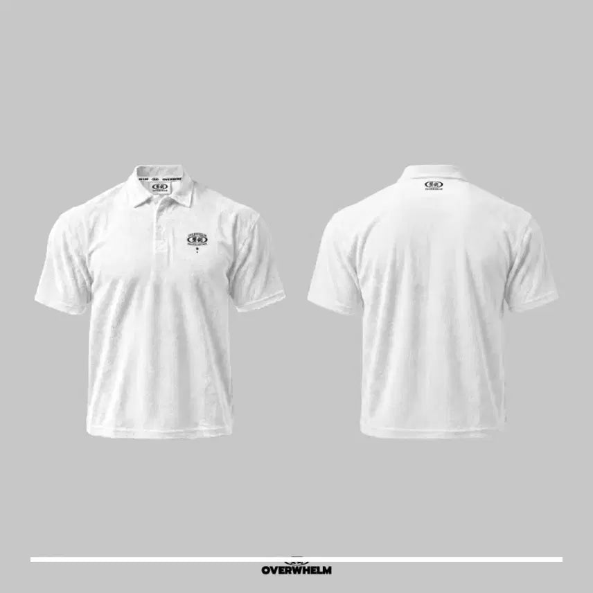 [BUNJANG] APDO Big Logo Terry Oversized Collar T-shirt White M / 압도 빅로고 타올지 오버핏 카라티  화이트 M 새상품 팔아요