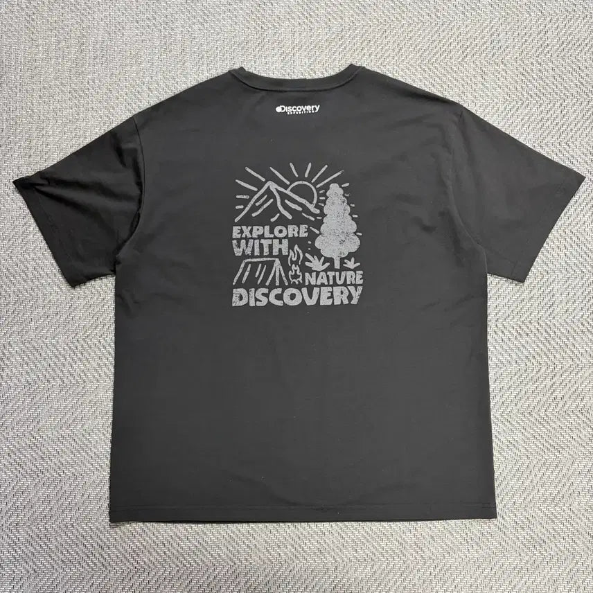 [BUNJANG] Discovery Washing Half Sleeve T-Shirt / (105)디스커버리 냉감 고프코어 워싱 반팔티