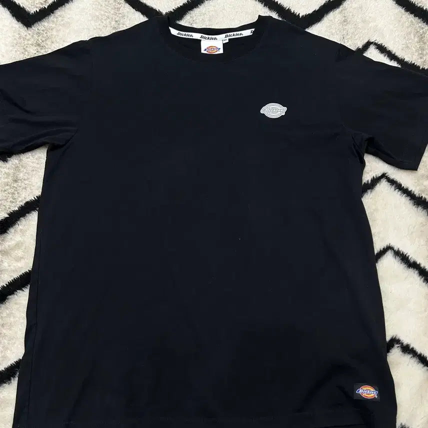 [BUNJANG] Dickies Printed Short Sleeve Overalls Black / [실측XL]디키즈 오버롤 프린팅 반팔/블랙