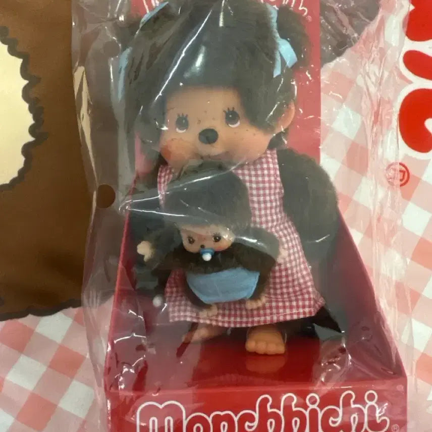 [BUNJANG] Monchhichi Mom and Baby Set / 엄마와 아기 몬치치