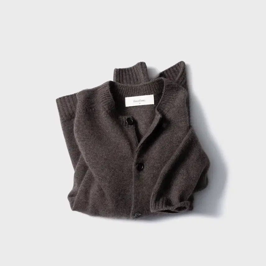 [BUNJANG] Firstfloor Baby Alpaca Whole Garment Cardigan Ash Brown / 46) 퍼스트플로어 베이비 알파카 홀가먼트 카디건 애쉬 브라운 얇디건