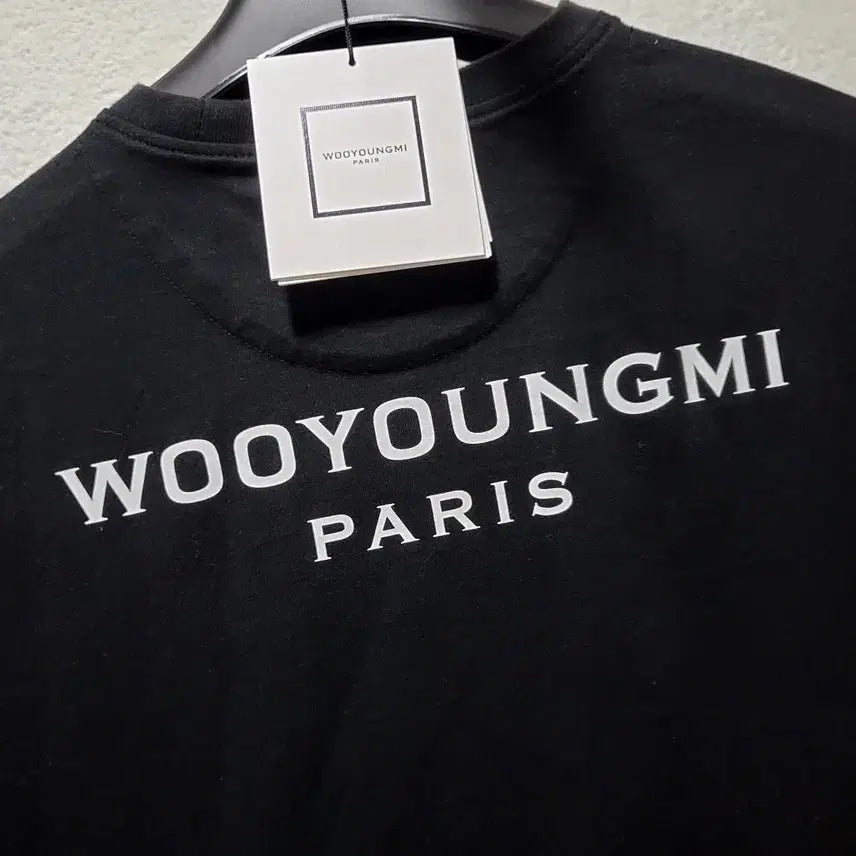 [BUNJANG] Wooyoungmi Back Logo Short Sleeve T-Shirt Size 46 / 46 / 22SS 우영미 백로고 반팔티