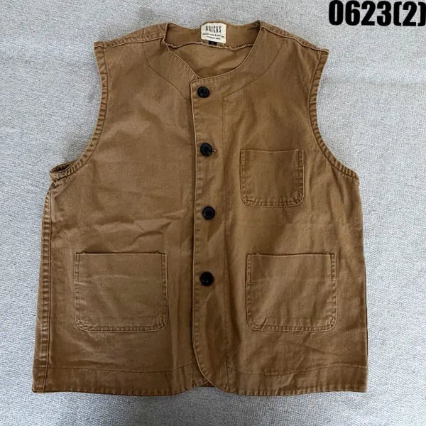 [BUNJANG] BRICS Khaki Vest L / 브릭스 조끼 카키 L 0623