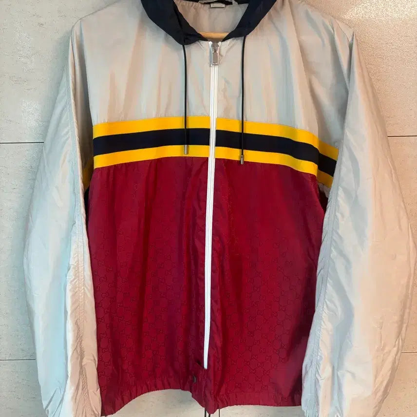 [BUNJANG] Gucci Jacquard Track Jacket Windbreaker / [L] 구찌 자카드 트랙자켓 바람막이