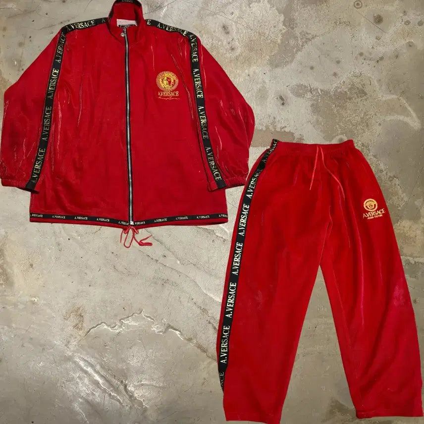 [BUNJANG] Versace 90s Tracksuit Set (L) / L 알프레도 베르사체 셋업