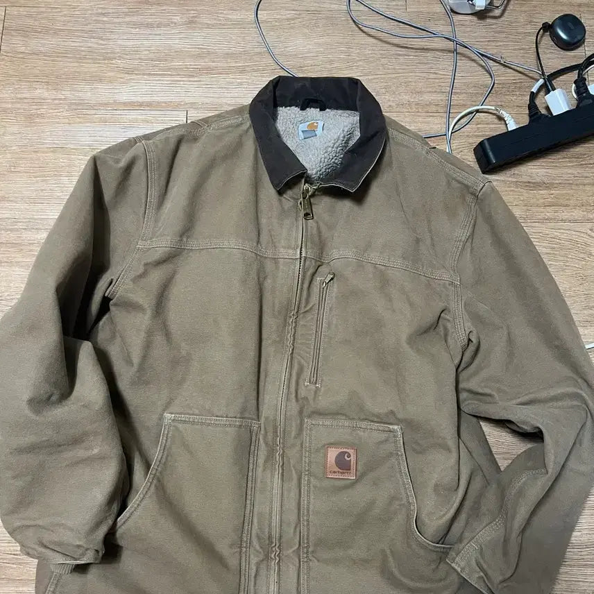 [BUNJANG] Carhartt C61 Fleece Lined Bomber Jacket / 칼하트 c61 [L]