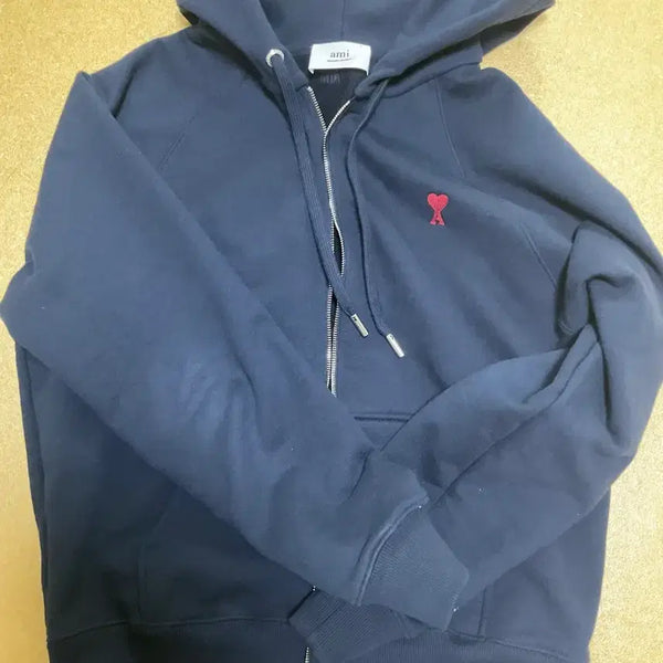 [BUNJANG] ARMY Navy Zip-Up Hoodie / 아미 네이비 후드집업