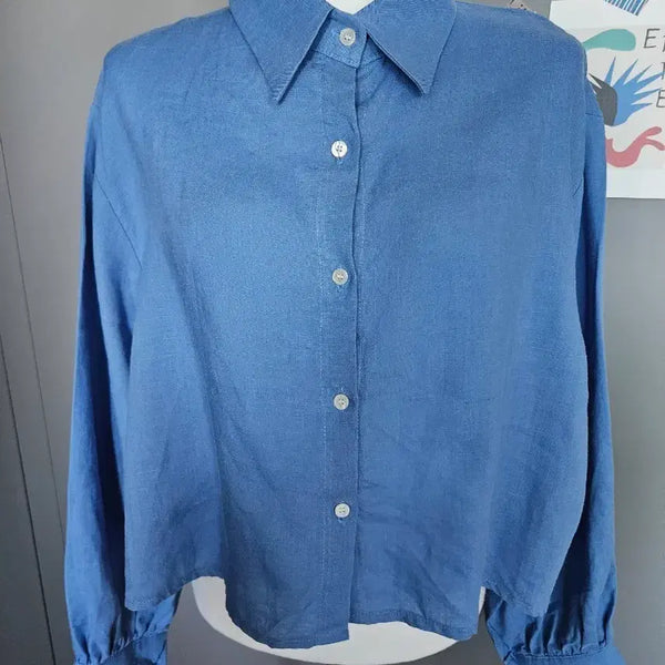 [BUNJANG] Vintage Blue Shirt / 빈티지 블루 셔츠