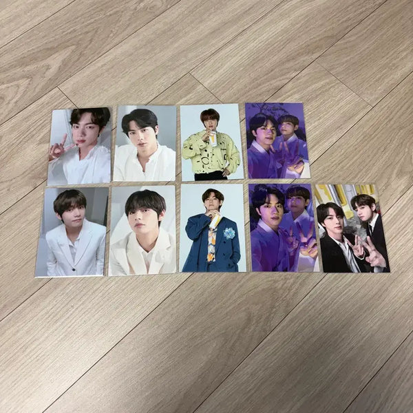 [BUNJANG] BTS Bang Bang Con McDonald's Dalmajung Perfume The Dancing Soldier Jin Taehyung Photocard Holder Set / 방탕 bts 방방콘 카드홀더 맥도날드 달마중 반지 퍼투댄 석진 태형 포카