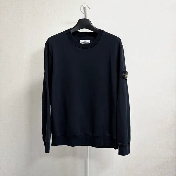 [BUNJANG] Stone Island Patch Sweatshirt Black XL / [백화점판/XL] 스톤아일랜드 와펜 맨투맨 블랙