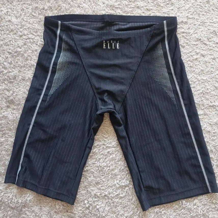 [BUNJANG] Elle Men's Swim Trunks Black / 엘르  남자 수영복  110