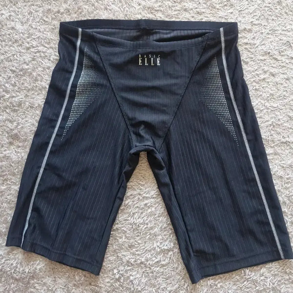 [BUNJANG] Elle Men's Swim Trunks Black / 엘르  남자 수영복  110