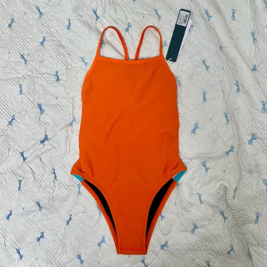 [BUNJANG] Jolin Swimsuit (Silver Carrot 26) & Heiam Merry-kiri Swim Cap Set / 졸린 수영복 은 캐롯 26 & 헤이엄 메리끼리 수모 새상품