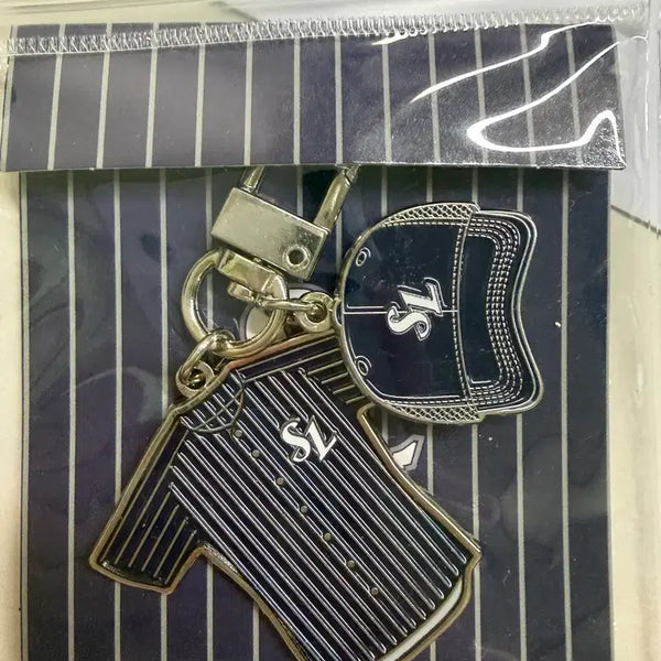 [BUNJANG] Samsung Lions Baseball Uniform Design Hat Keychain (Sealed) / 삼성 라이노즈 선데이 유니폼 모자 키링 미개봉