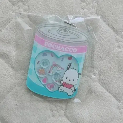 [BUNJANG] Sanrio Pochacco Shaker Acrylic Charm Keychain / [정품] 산리오 쉐이커 아크릴 파츠 포차코 키링