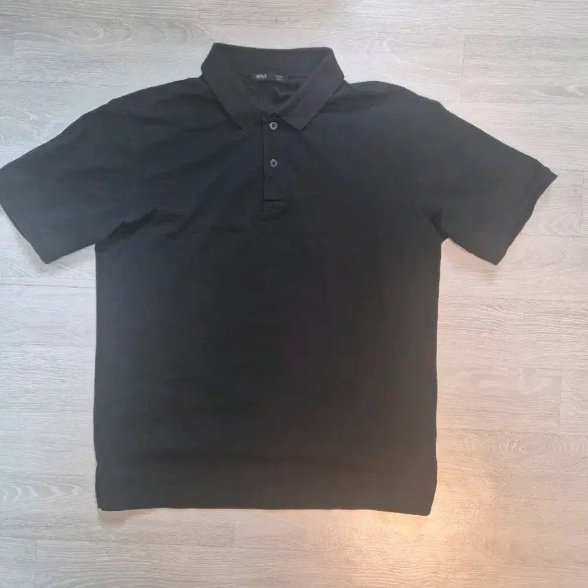 [BUNJANG] SPAO Collar T-shirt Black L / 스파오 카라티 반팔 팝니다.