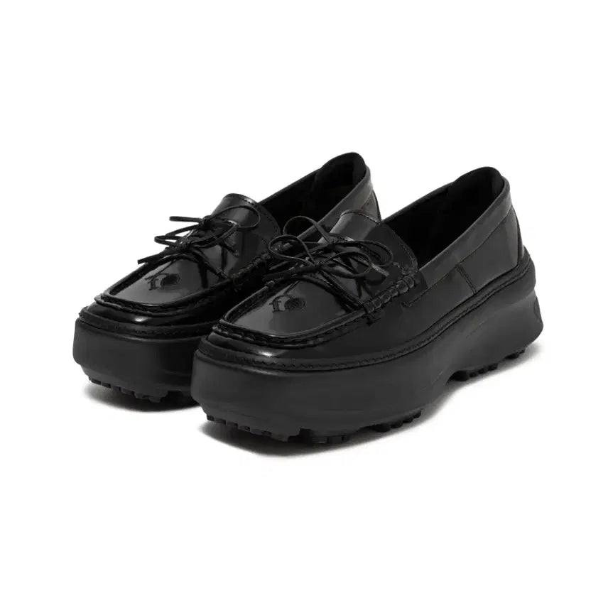 [BUNJANG] Fluffy Citrus Glow Platform Loafers Black / 플러피시트러스 Glow plattform Loafer 블랙