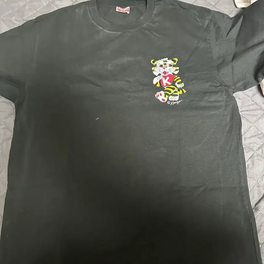 [BUNJANG] Kenzo Tiger Print Short Sleeve T-Shirt Black L / 겐조 타이거 반팔티 블랙 L 판매합니다