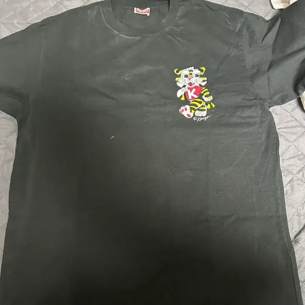 [BUNJANG] Kenzo Tiger Print Short Sleeve T-Shirt Black L / 겐조 타이거 반팔티 블랙 L 판매합니다