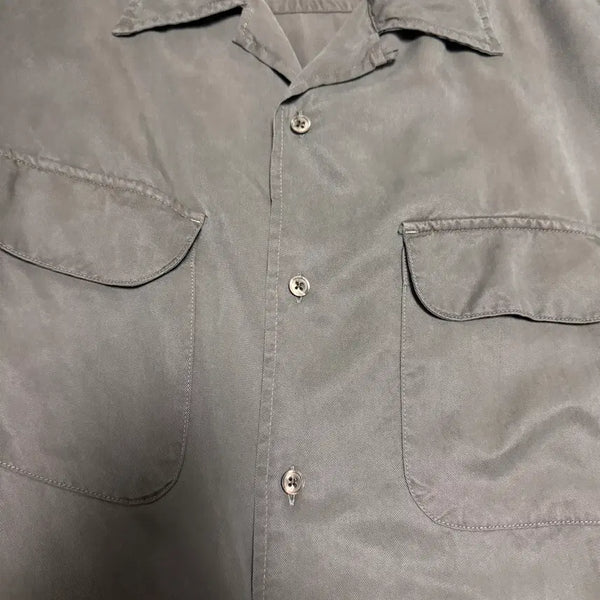 [BUNJANG] Artifacts Tencel Two-Pocket Shirt Mud / [M] 아트이프액츠 - 텐셀 투포켓 셔츠 머드 [1회착]