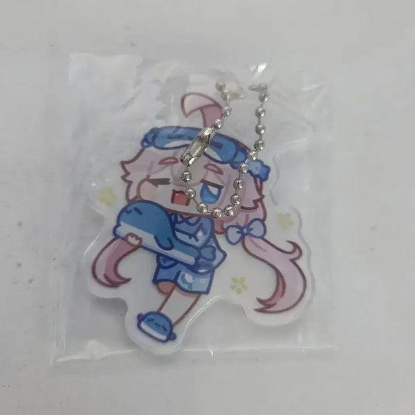[BUNJANG] Blue Archive Hoshino Slippers Special Edition Keychain / 블루아카이브 호시노 슬리퍼 특전키링
