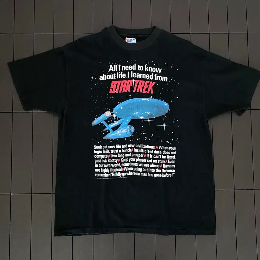 [BUNJANG] Vintage 90s Star Trek Movie T-Shirt XL / (XL) 90s 스타트렉 startrek 무비 티셔츠