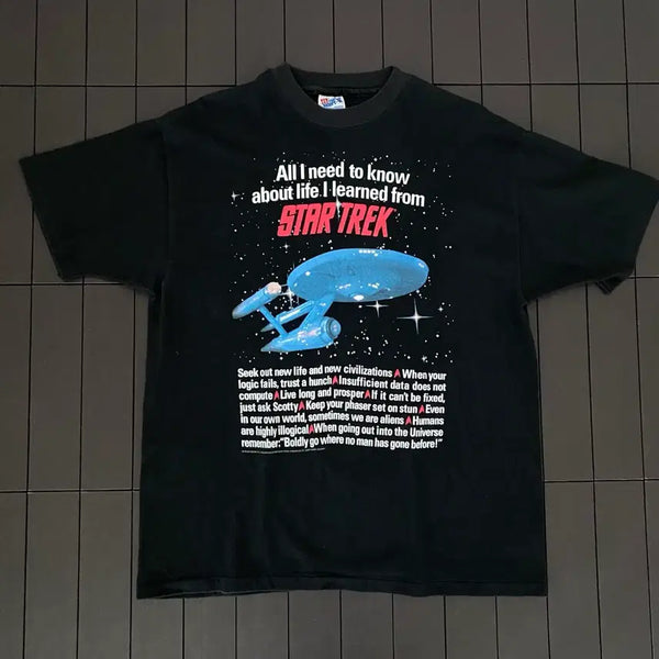 [BUNJANG] Vintage 90s Star Trek Movie T-Shirt XL / (XL) 90s 스타트렉 startrek 무비 티셔츠