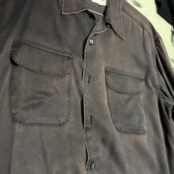 [BUNJANG] Artifacts Tencel Two Pocket Shirt Faded Navy / [L] 아트이프액츠 - 텐셀 투포켓 셔츠 페이디드 네이비 [1회착]