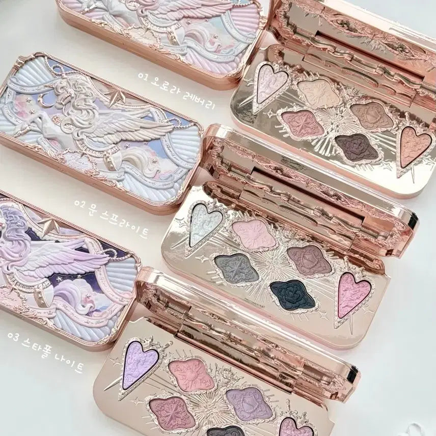 [BUNJANG] Flower Knows Night Unicorn Eyeshadow Palette / (새상품 현물) 플라워노즈 나이트 유니콘 아이섀도우 팔레트