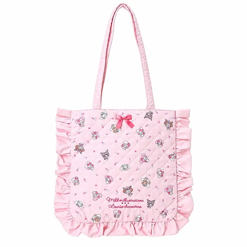 [BUNJANG] Sanrio x Miko Collaboration Tote Bag / 일본가) 정품 산리오 x 미코 콜라보 산리오캐릭터즈 토트백 가방