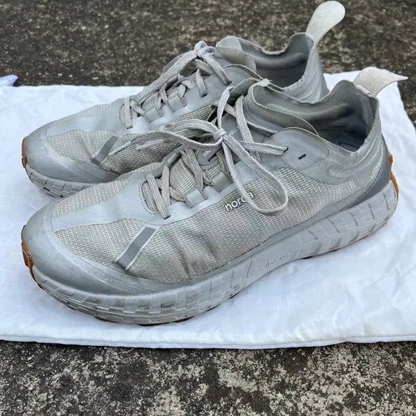 [BUNJANG] Norda x Satisfy 001 Running Shoes Silver US 10 / norda x Satisfy 001 러닝화 실버 새티스파이 러닝 us10
