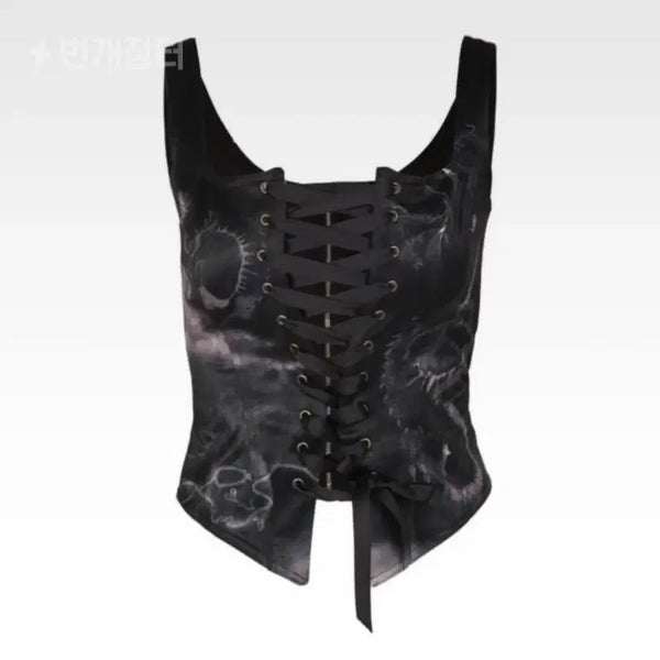 [BUNJANG] Kashiko Corset Top / 카시코 코르셋 탑