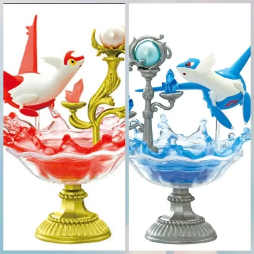 [BUNJANG] Re-Ment Pokémon Gemstone Collection Radiant Miracle Figures (Latias, Latios) Set / 포켓몬 젬스톤 컬렉션 빛나는 신비의 기적 리멘트 피규어 2종 (라티아스)