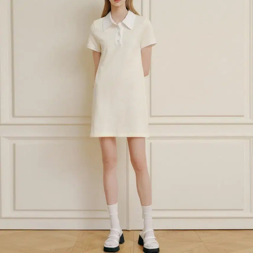 [BUNJANG] LOOKAST Casey Pique Dress Yellow S / LOOKAST 룩캐스트 케이시 피케 원피스