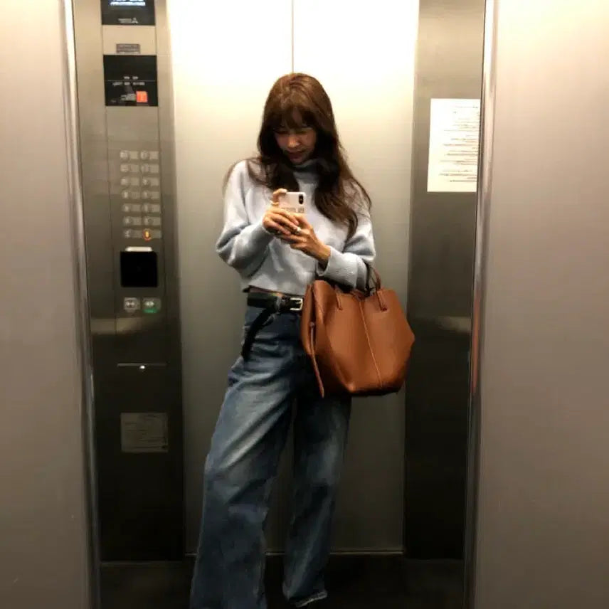 [BUNJANG] Nandle Wide Denim Pants / Nandle 난들 와이드 데님 팬츠