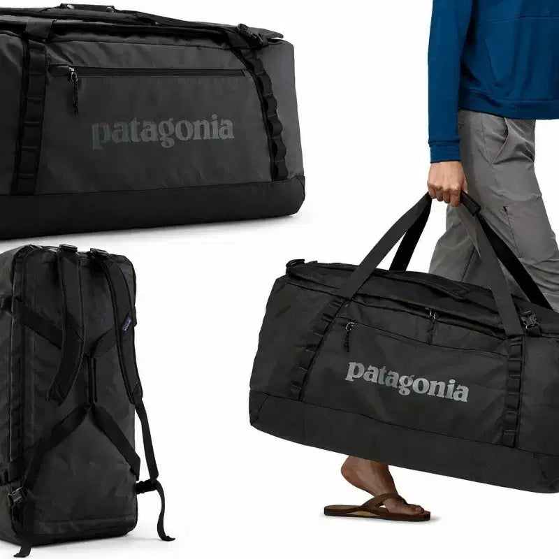 [BUNJANG] Patagonia Black Hole Duffel Bag 100L Black/Black / 파타고니아 블랙홀 더플백 100L 가방 블랙/블랙 새상품