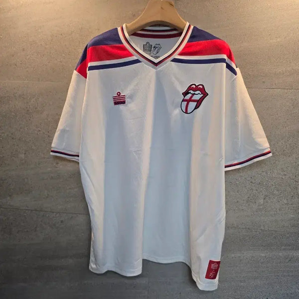 [BUNJANG] Rolling Stones x Admiral Collaboration 82 Jersey T-Shirt / 롤링스톤즈 x Admiral 콜라보. 82 저지 티셔츠.