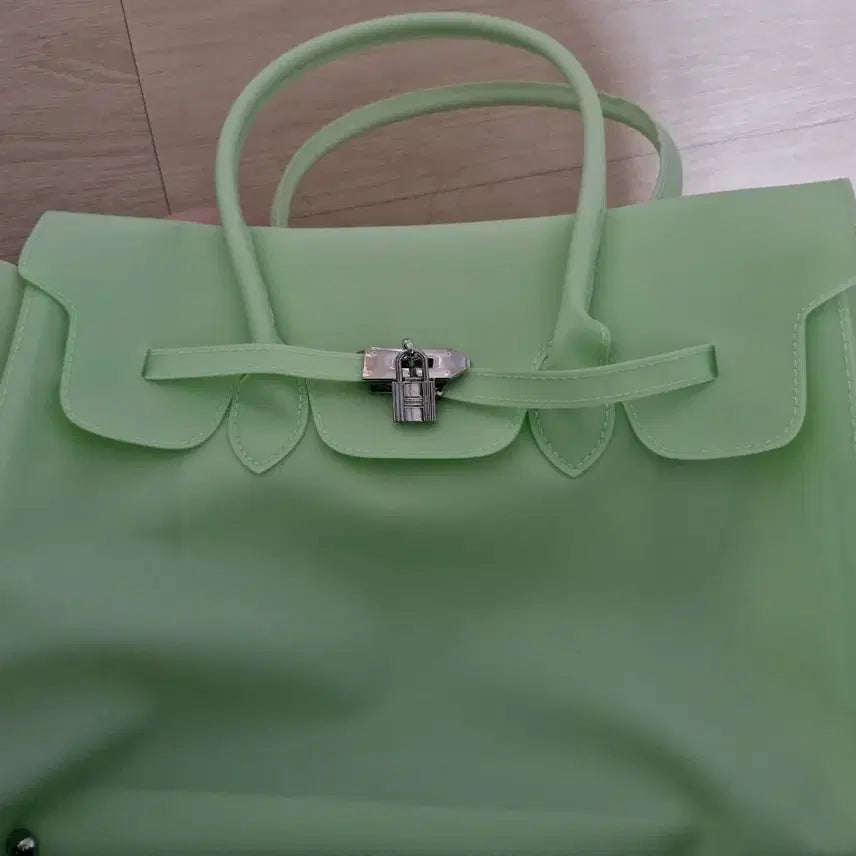 [BUNJANG] Jelly Birkin Bag Melon Soda / 젤리 버킨백 새상품 메론소다