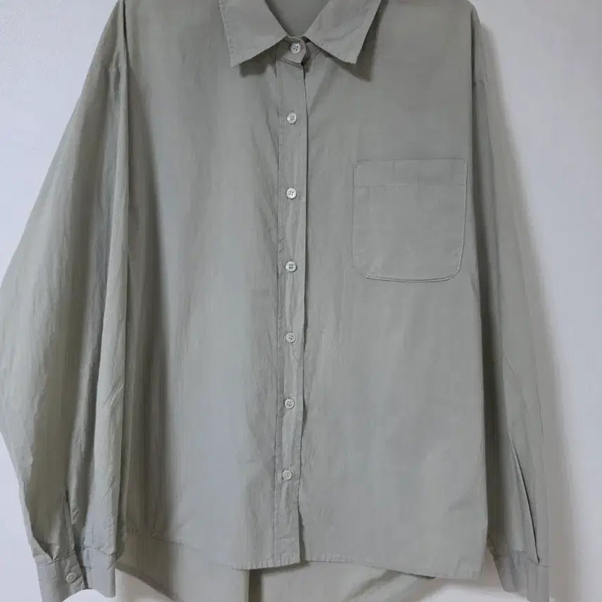[BUNJANG] LaRoom Cotton Shirt Olive / 라룸 코튼셔츠 올리브