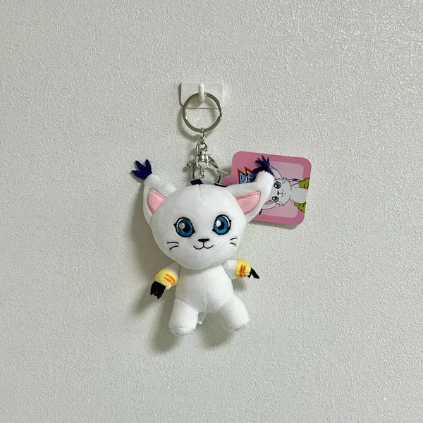 [BUNJANG] Digimon Adventure Gatomon Plush Keychain 8cm / 디지몬 어드벤처 가트몬 인형 키링 8cm